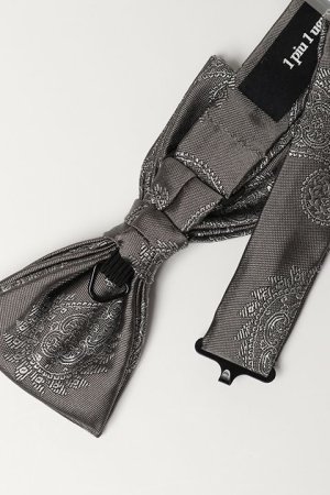 画像4: 1piu1uguale3 ウノピゥウノウグァーレトレ ORIGINAL PAISLEY SILK BOW TIE{MRG172-SLK026-G95-AIA}