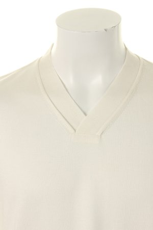 画像4: 1piu1uguale3 ウノピゥウノウグァーレトレ KOHARU(SILK) S/S V-NECK{MRK105-SLK005-10-AGS}