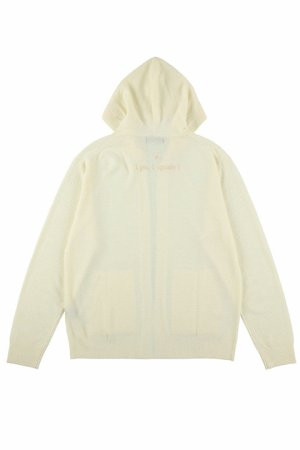 画像4: 【周年記念 24%OFF ｜60,500円→45,980円】 1piu1uguale3 ウノピゥウノウグァーレトレ YURUFUWA HOODED CARDIGAN{-BDS}