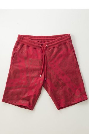 画像1: 1piu1uguale3 ウノピゥウノウグァーレトレ ORIGINAL BANDANA PATCH SWEAT SHORTS{MRP333-COT228-Z45-AHS}