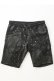 画像1: 1piu1uguale3 ウノピゥウノウグァーレトレ ORIGINAL BANDANA PATCH SWEAT SHORTS{MRP333-COT228-Z99-AHS} (1)