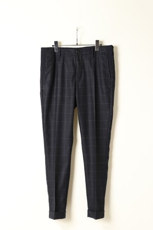 画像1: 【 ポイント10倍 】1piu1uguale3 ウノピゥウノウグァーレトレ RIB TAPERED SLACKS{MRP487-WOL116-57-BAA}【セットアップ対応商品】