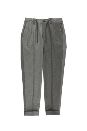 画像5: 【 10%OFF セール82,500円→74,250円】 1piu1uguale3 ウノピゥウノウグァーレトレ CRAZY COMFY CREASE SLACKS{-BEA}