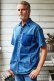 画像1: 1piu1uguale3 ウノピゥウノウグァーレトレ S/S DENIM BIG SHIRTS{MRS178-CTR023-DN54-BES} (1)