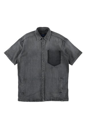 画像4: 1piu1uguale3 ウノピゥウノウグァーレトレ S/S DENIM BIG SHIRTS{MRS178-CTR025-DN94-BES}
