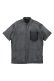 画像4: 1piu1uguale3 ウノピゥウノウグァーレトレ S/S DENIM BIG SHIRTS{MRS178-CTR025-DN94-BES} (4)