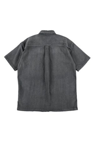 画像5: 1piu1uguale3 ウノピゥウノウグァーレトレ S/S DENIM BIG SHIRTS{MRS178-CTR025-DN94-BES}