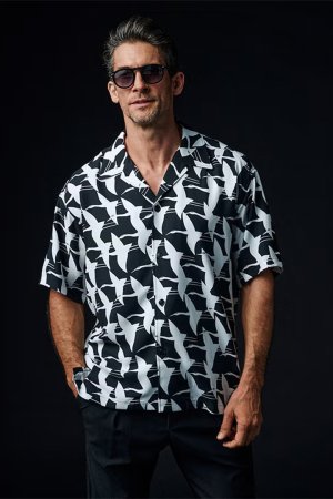 画像1: 1piu1uguale3 ウノピゥウノウグァーレトレ S/S BIG ALOHA{-BFS}