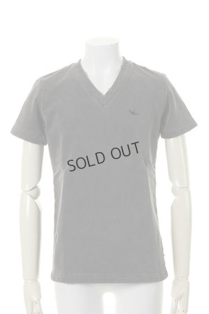画像1: 【 30%OFF セール30,800円→21,560円】 1piu1uguale3 ウノピゥウノウグァーレトレ AMERICAN DRY SWEAT STONE DAMAGE V-NECK{MRT150-COT226-99-AHS}