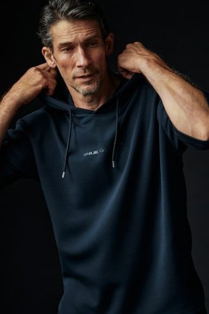 画像2: 1piu1uguale3 ウノピゥウノウグァーレトレ S/S HOODED T{-BFS}