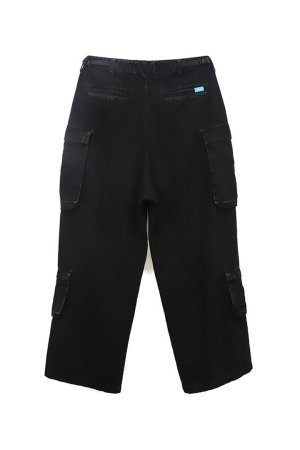画像2: mindseeker マインドシーカー Space Battle Wash Denim Cargo Pants{-BEA}