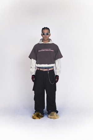 画像3: mindseeker マインドシーカー Space Battle Wash Denim Cargo Pants{-BEA}