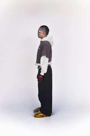 画像4: mindseeker マインドシーカー Space Battle Wash Denim Cargo Pants{-BEA}