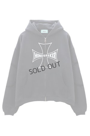 画像1: {SOLD}mindseeker マインドシーカー Cross Punk Zip Hoodie{-BFS}