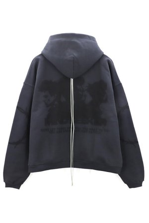 画像2: mindseeker マインドシーカー Cross Punk Zip Hoodie{-BFS}