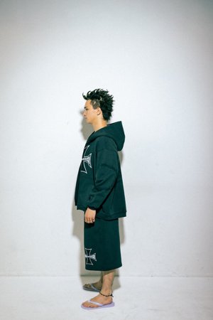 画像4: mindseeker マインドシーカー Cross Punk Zip Hoodie{-BFS}