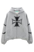 mindseeker マインドシーカー Cross Punk Zip Hoodie{-BFS}