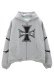 画像1: mindseeker マインドシーカー Cross Punk Zip Hoodie{-BFS} (1)
