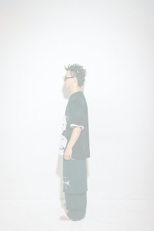 画像4:  {SOLD} mindseeker マインドシーカー Cross Punk Sweat Pants {-BFS}  :MS-261-004-BLK-2 