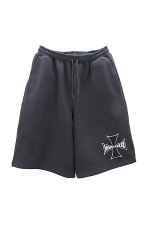 画像1: mindseeker マインドシーカー Cross Punk Sweat Shorts{-BFS}
