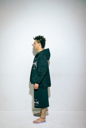 画像4: mindseeker マインドシーカー Cross Punk Sweat Shorts{-BFS}