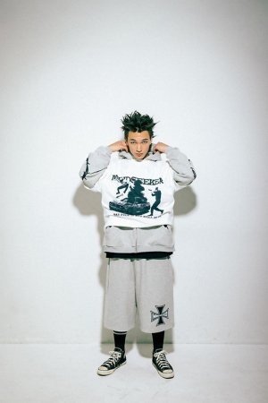 画像3: mindseeker マインドシーカー Cross Punk Sweat Shorts{-BFS}