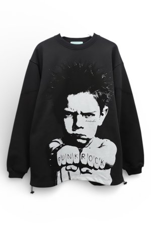 画像1: mindseeker マインドシーカー Punk Boy Crewneck{-BFS}
