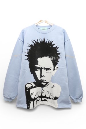 画像1: mindseeker マインドシーカー Punk Boy Crewneck{-BFS}