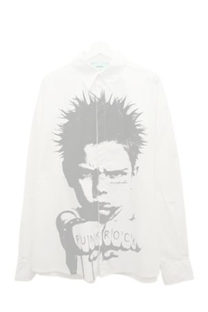 画像1:   mindseeker マインドシーカー Punk Boy Long Sleeve Shirts {-BFS}  :MS-261-007-WHT-2 