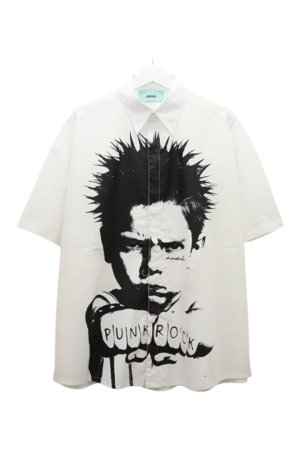 画像1: mindseeker マインドシーカー Punk Boy Short Sleeve Shirts{-BFS}