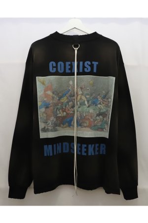 画像2: mindseeker マインドシーカー COEXIST Long Sleeve Tee{-BFS}