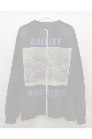 画像2:  {SOLD} mindseeker マインドシーカー COEXIST Long Sleeve Tee {-BFS}  :MS-261-021-BLK-2 