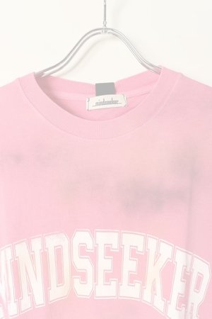 画像3:  {SOLD} mindseeker マインドシーカー HAND GRAFFITI STENCIL TEE {-BCS}  :MS1-23-014-PNK-ONE 
