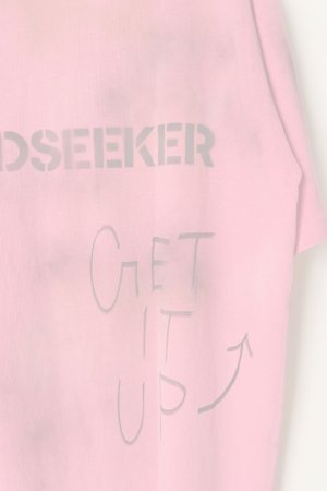 画像9:  {SOLD} mindseeker マインドシーカー HAND GRAFFITI STENCIL TEE {-BCS}  :MS1-23-014-PNK-ONE 