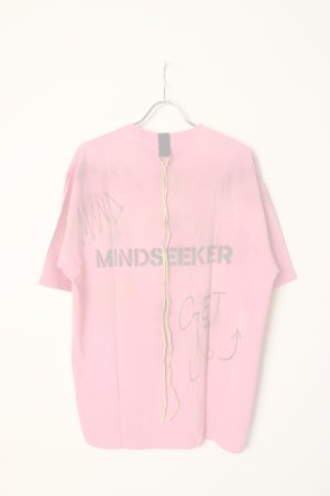 画像10:  {SOLD} mindseeker マインドシーカー HAND GRAFFITI STENCIL TEE {-BCS}  :MS1-23-014-PNK-ONE 