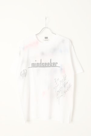 画像2:  {SOLD} mindseeker マインドシーカー HAND GRAFFITI STENCIL TEE {-BCS}  :MS1-23-014-WHT-ONE 