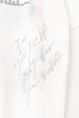 画像4:  {SOLD} mindseeker マインドシーカー HAND GRAFFITI STENCIL TEE {-BCS}  :MS1-23-014-WHT-ONE 