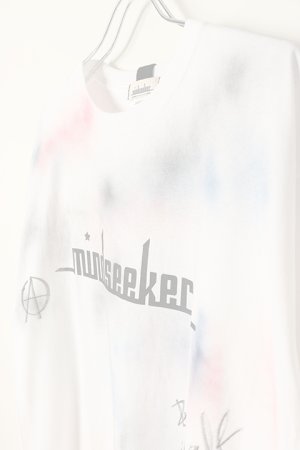 画像6:  {SOLD} mindseeker マインドシーカー HAND GRAFFITI STENCIL TEE {-BCS}  :MS1-23-014-WHT-ONE 
