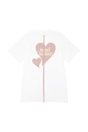画像1:  {SOLD} mindseeker マインドシーカー HEART LOGO TEE {-BDS}  :MS2-23-001-WHT 