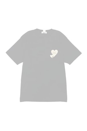 画像2:  {SOLD} mindseeker マインドシーカー WHITE HEART LOGO TEE {-BDS}  :MS2-23-002-BLK 