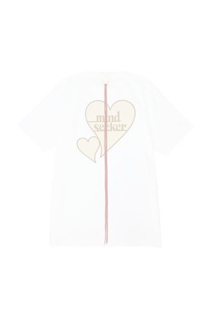 画像1:  {SOLD} mindseeker マインドシーカー WHITE HEART LOGO TEE {-BDS}  :MS2-23-002-WHT 
