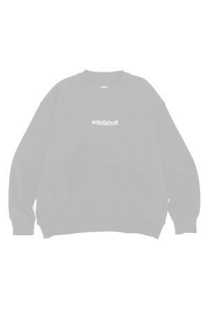 画像1:  {SOLD} mindseeker マインドシーカー Message CREWNECK SWEATSHIRTS {-BDS}  :MS2-23-046-BLK 