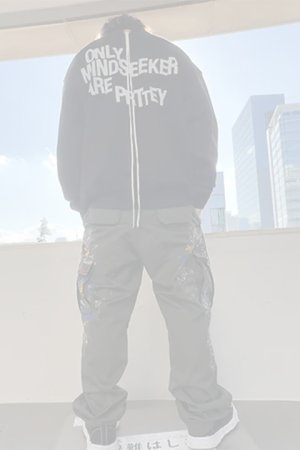 画像3:  {SOLD} mindseeker マインドシーカー Message CREWNECK SWEATSHIRTS {-BDS}  :MS2-23-046-BLK 