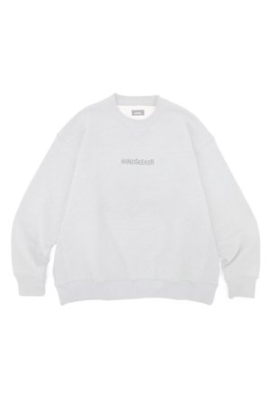 画像1:  {SOLD} mindseeker マインドシーカー Message CREWNECK SWEATSHIRTS {-BDS}  :MS2-23-046-GRY 