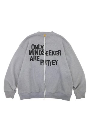 画像2: 【24SS新作】 mindseeker マインドシーカー Message CREWNECK SWEATSHIRTS{-BDS}