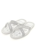  {SOLD} PHILIPP PLEIN HOMME フィリッププレインオム Sandals Flat "Bangor"{MSA0018-PXV025N-02K-AGS}