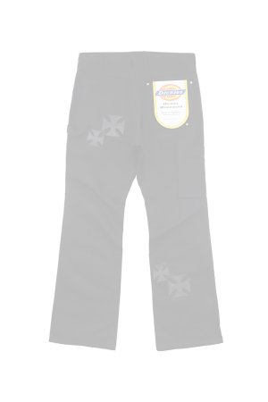 画像2:  {SOLD} mindseeker マインドシーカー MINDSEEKER × Dickies Iron Cross Patch Flare Pants {-BFS}  :MSD-261-001-BLK 