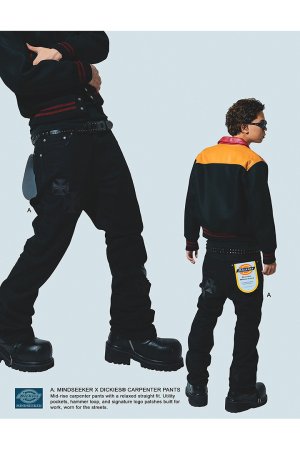 画像9: mindseeker マインドシーカー MINDSEEKER × Dickies Iron Cross Patch Flare Pants{-BFS}