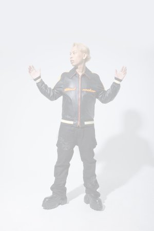 画像6:  {SOLD} mindseeker マインドシーカー MINDSEEKER × Dickies Iron Cross Patch Flare Pants {-BFS}  :MSD-261-001-BLK 