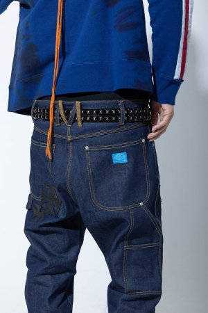 画像10: mindseeker マインドシーカー MINDSEEKER × Dickies Iron Cross Patch Flare Pants{-BFS}